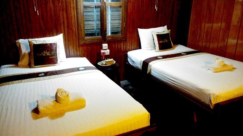 Room with shared bathroom