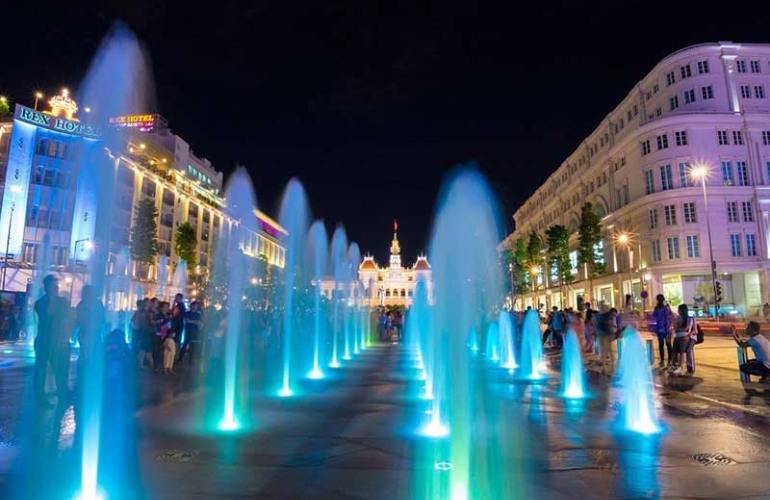 Nguyen Hue street in Ho Chi Minh City