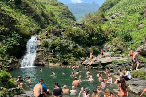 We will embark on a journey to explore the stunning Du Gia waterfall