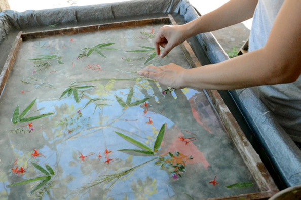Ban XangKhong village is famous for producing Saa paper