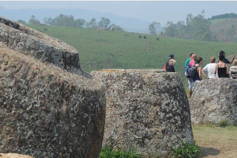 Plain of Hars in Xieng Khouang Laos
