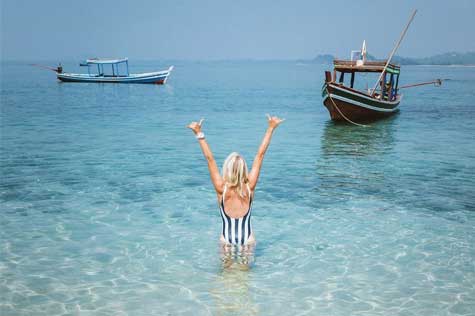 Be free to explore the vibrant Ngapali for there comes no guide today