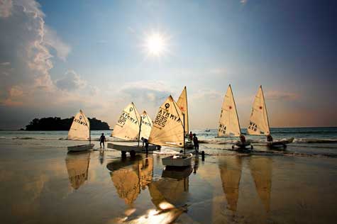 Have the freedom to create your own experience and spend your time on Ngwe Saung Beach
