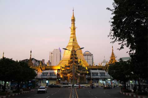 Head back to the international Yangon airport for departure flight