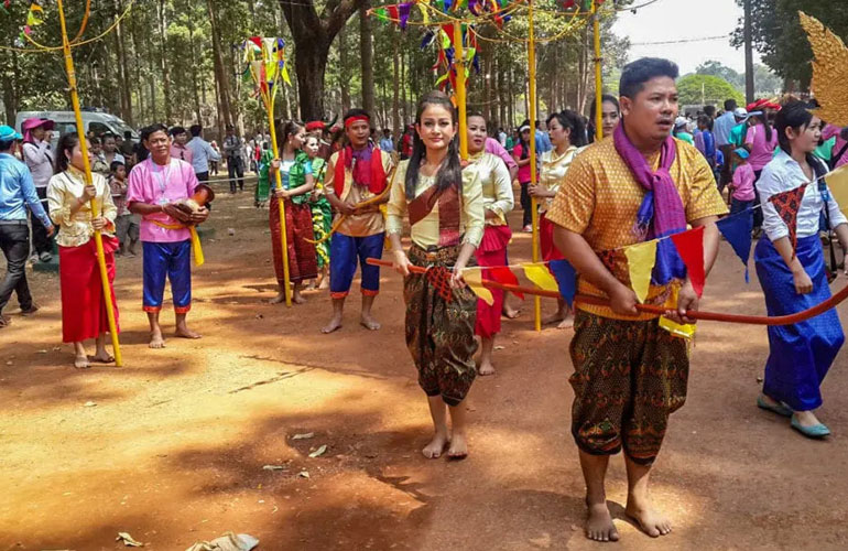 Celebrating New Year in Cambodia