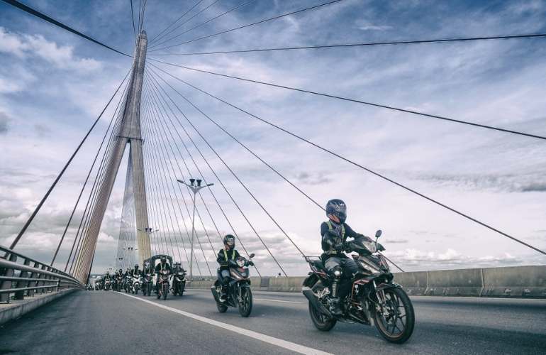 Motobycle in Hanoi Vietnam